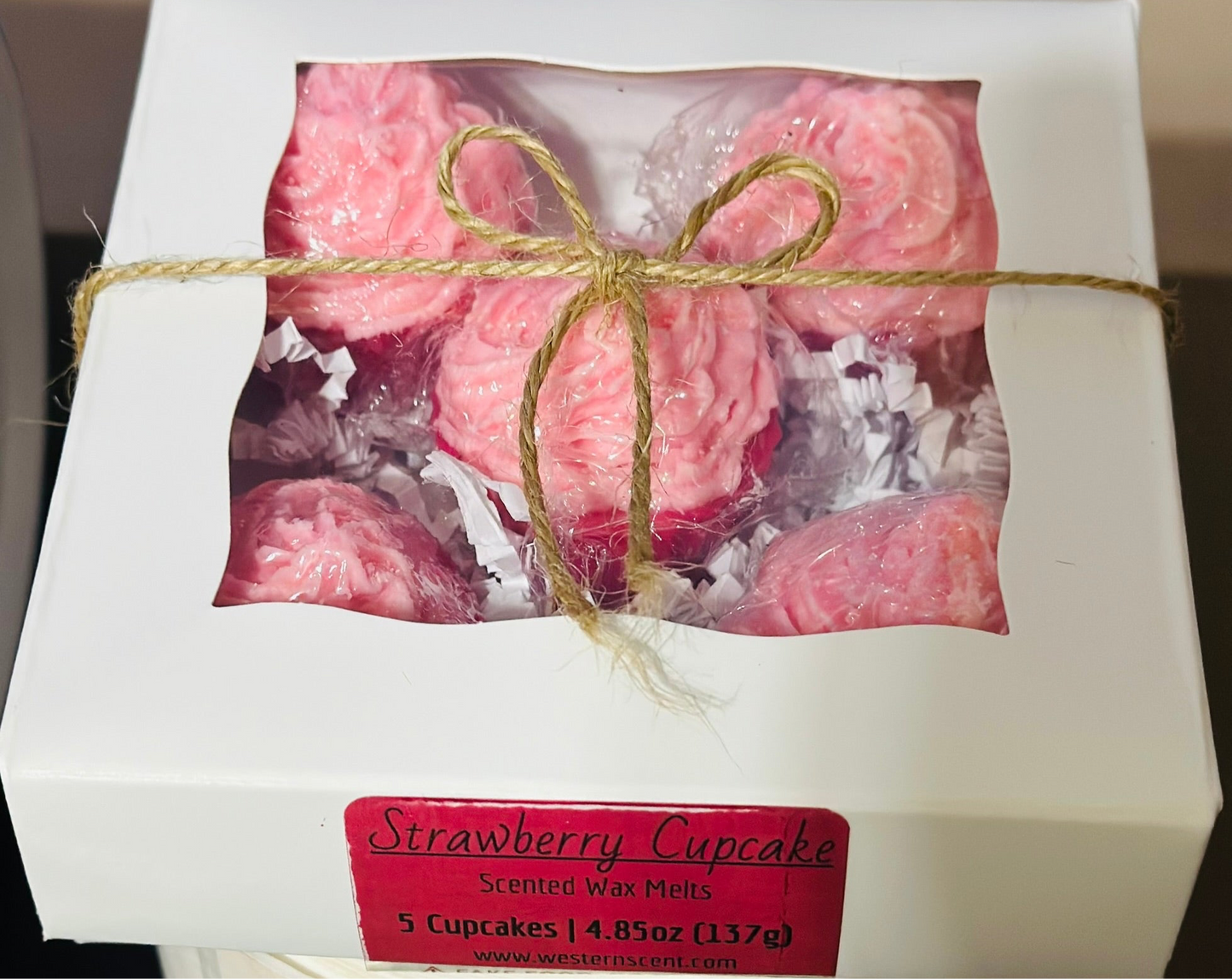 Strawberry Mini Cupcakes (5) Wax Melts 4.85oz