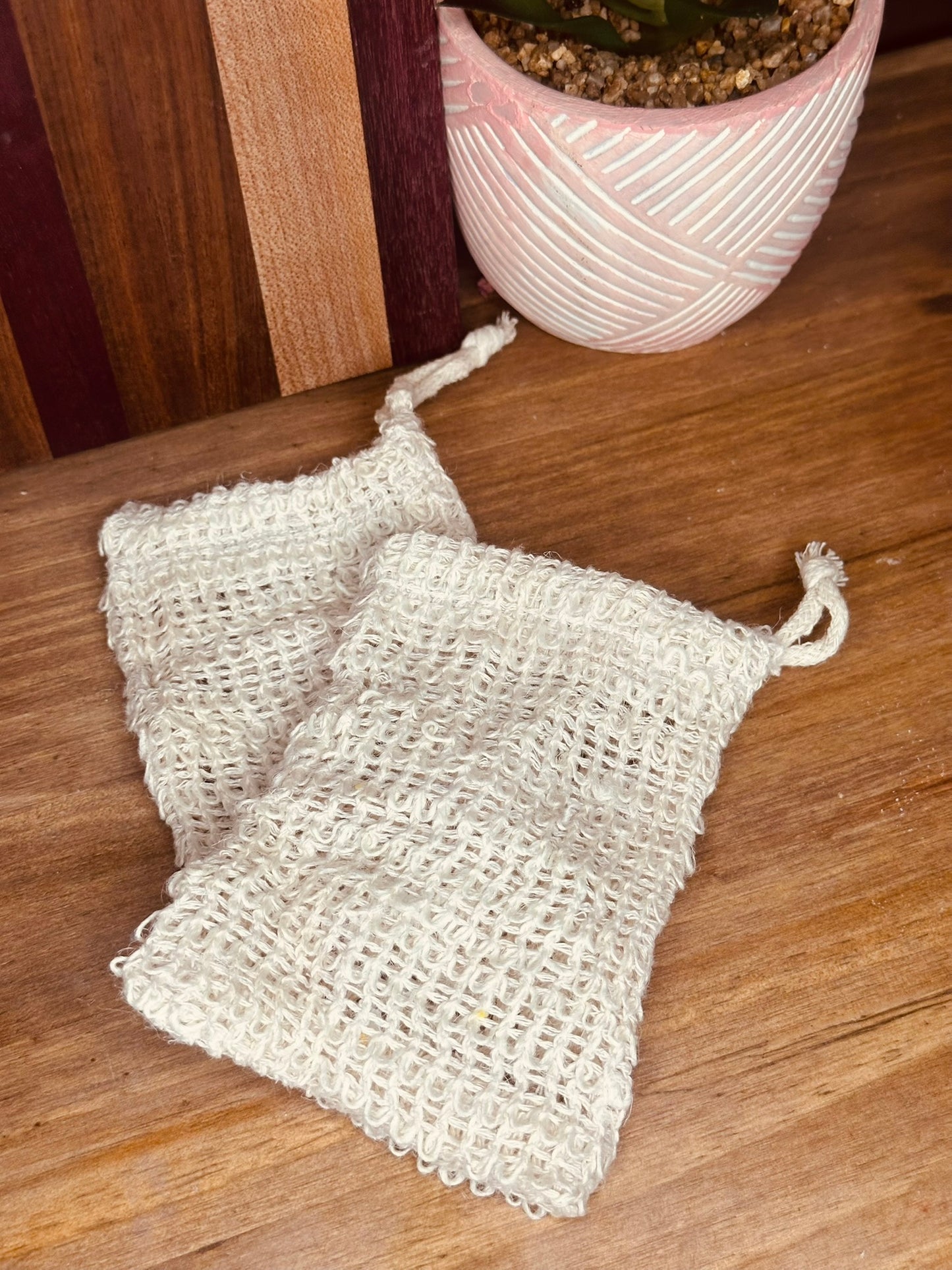 Soap Saver Bags- agave woven- exfoliating alternative (not filled)