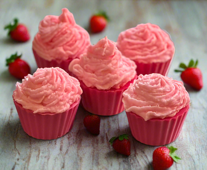 Strawberry Mini Cupcakes (5) Wax Melts 4.85oz