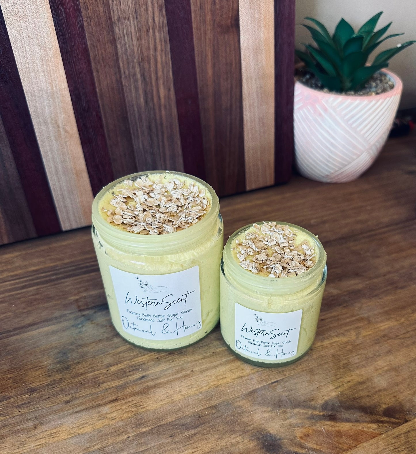 Oatmeal & Honey Sugar Scrub | Vanilla