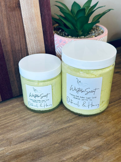 Oatmeal & Honey Sugar Scrub | Vanilla